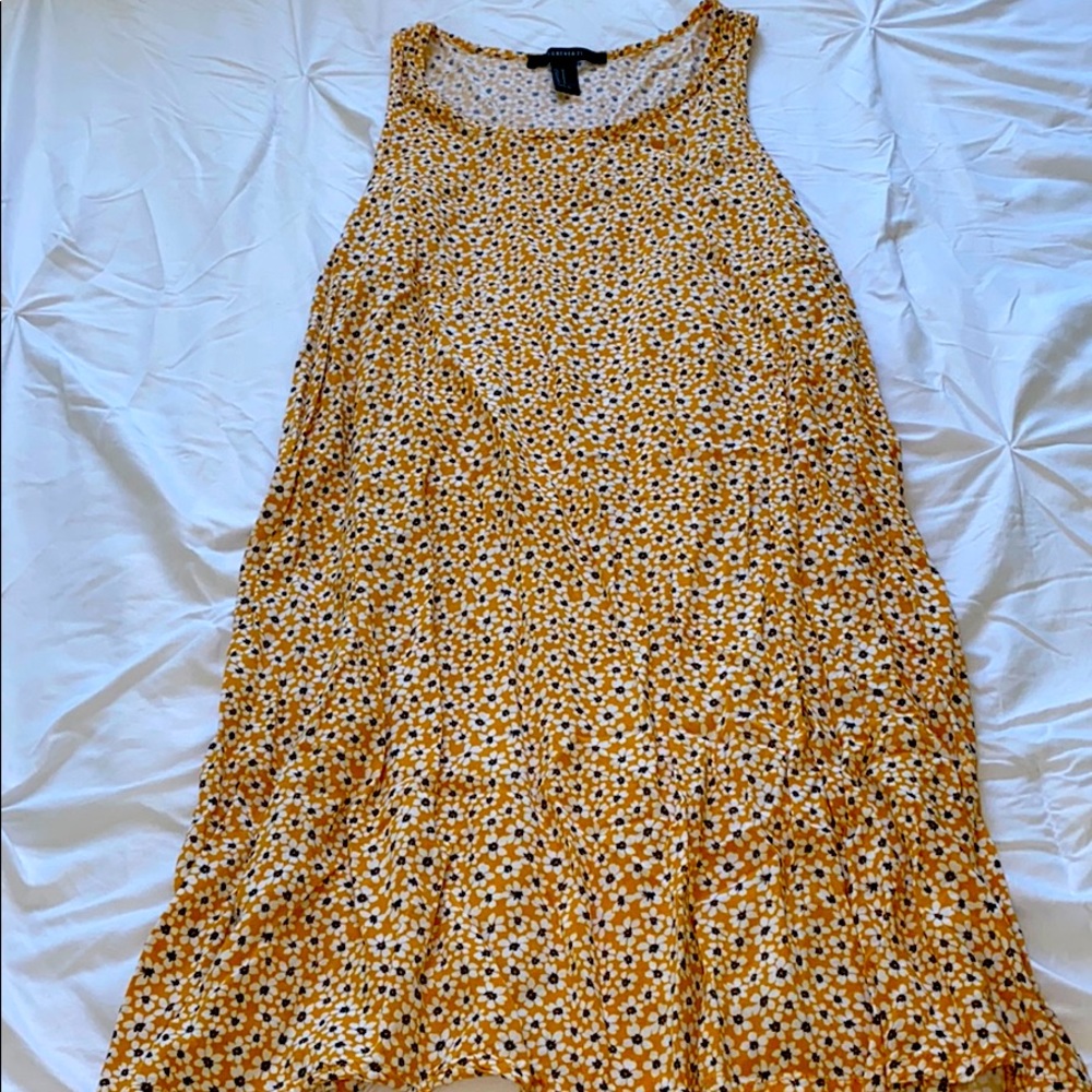 Forever 21 mini floral tank top dress